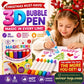 💥LAST DAY BUY 1 GET 1 FREE!!🎁🔮Magic Pen – Draw 3D with one stroke!🎄DIY Bubble Magic Drawing Pens 7