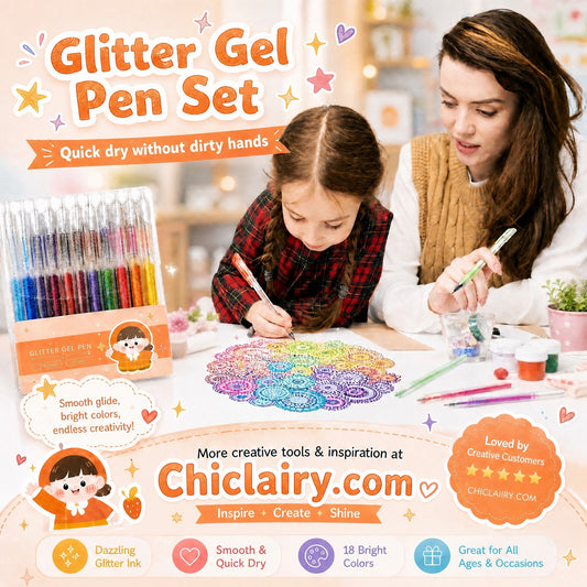 🎄🎁 Special Christmas Sale! 🎁Glitter Gel Pen Set – Smooth Writing 🎨