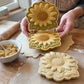 ⏳ Last Day 50% OFF – 🌸 8-Design Spring Garden Mini Pie Mold Collection | Reusable Embossed Molds for Shaping Detailed Bee, Butterfly, Ladybug, Sunflower, Cottage & More 🥧✨