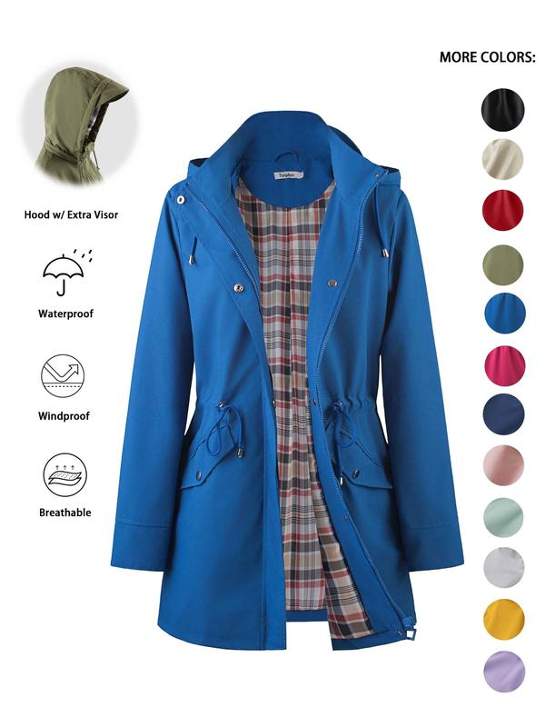 🔥This Week's Special Price!!🧥💦Womens Chic. Lightweight. Waterproof Jacket🍃-Unleash Style and Durability in Any Storm!