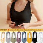 🎁🔥Last day sale 50% OFF⏳👍✨Cross Back Front Closure Wireless Posture Support Bra– All-Day Comfort, Breathable & Summer-Ready 💕