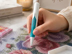 🔥 Last Day 50% OFF – 💎 Automatic Diamond Painting Bead Dispenser Pen & Tray Set