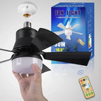 🌬️Surprise Price: Only £16.99!!🔥SmartBreez™ 40W LED Ceiling Fan Light – 20.5” Ultra-Quiet with Remote 🎯 | E27 + FREE B22 Adapter 🔌 | For Bedroom 😴, Kitchen 👩‍🍳 & Garage 🛠️ – UK Ready! 🇬🇧