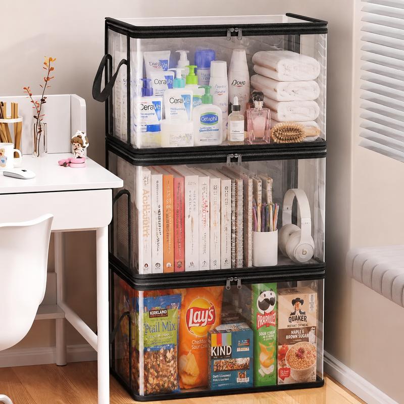 ⏳LAST DAY BUY 2 GET 1 FREE!!💕Transparent Storage Bag – Large, Dust & Moisture-Proof with Handle✨Ultimate All-in-One Organizer for Clothes, Toys, Books, Stuffed Animals & Absolutely Everything! 🧸📚👕🧦