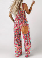 🏖️Summer Hot Sale 50% OFF🌼🎨Women’s Casual Print Sleeveless Overalls Jumpsuits