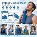 🔥Summer Hot Sale - BUY 1 GET 1 FREE!!⚡50K+ SOLD!❄️Cold Sweat Towel You Can Use Anywhere, Anytime! Reusable Soft Absorbent Cooling Portable