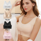 🎁🔥Last day sale 50% OFF⏳👍✨Cross Back Front Closure Wireless Posture Support Bra– All-Day Comfort, Breathable & Summer-Ready 💕
