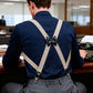 ⏳Time-Limited Special⏰Men's X-Back Suspenders with Hook Clips – Adjustable & Heavy-Duty 2