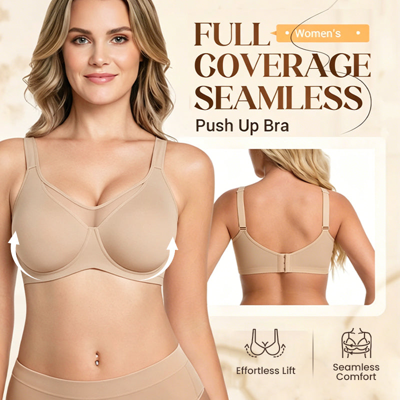 🏆Last Day Special Price ￡9.99 💗Women's Plus Size Cooling Full Coverage Minimizer Bra