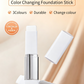 🥳BUY 1 GET 1 FREE:￡9.99!!💞Cover Cream Stick V w/ Detachable Brush - Korean Skin Care Color-Changing Foundation Stick with Collagen Capsules