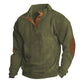 ⏳Limited Time 50% Off!💥Men's Corduroy Stand Collar Sweatshirt