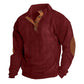 ⏳Limited Time 50% Off!💥Men's Corduroy Stand Collar Sweatshirt