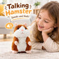 🐹 Last Day Special Price & Free Shipping！✨Talking Hamster Plush – repeats whatever you say, auto head-shaking, hilarious fun for kids & adults🎁