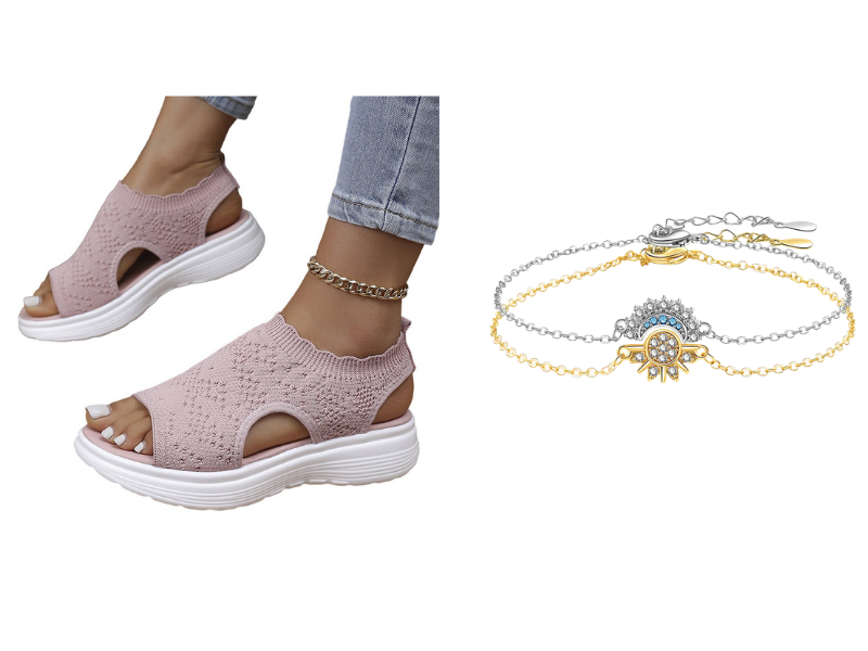 👡50% OFF NOW ! 💐 Women's Breathable Knit Platform Sandals – Air-permeable knit upper, cushioned sole & lightweight comfy summer footwear ✨