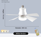 🌬️Surprise Price: Only £16.99!!🔥SmartBreez™ 40W LED Ceiling Fan Light – 20.5” Ultra-Quiet with Remote 🎯 | E27 + FREE B22 Adapter 🔌 | For Bedroom 😴, Kitchen 👩‍🍳 & Garage 🛠️ – UK Ready! 🇬🇧