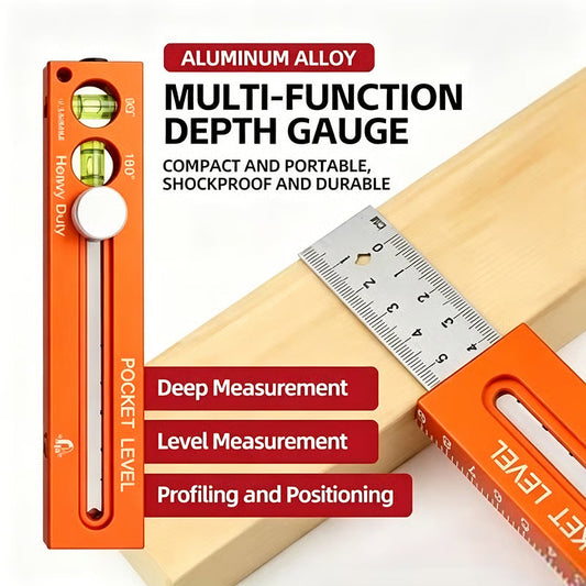 🏆LAST DAY SALE ONLY ￡7.99!!📏Multifunctional marking level ruler🚗Delivered within five working days🔥