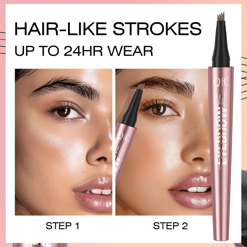🥳BUY 1 GET 1 FREE💞50K+ SOLD!💥✨3D Natural-Looking Eyebrow Pencil– 4-prong tip creates natural hair-like strokes. Waterproof, smudge-proof & lasts 24h