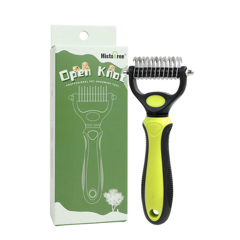 🐾 LIMITED TIME 50% OFF! ✨ Professional Pet Deshedding Tool – Gentle, 2-in-1, Efficient ✨