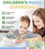 🏆LAST DAY SALE ONLY ￡6.99!🔥4-in-1 Fun Reusable Learning Books📚✨Handwriting • Numbers • Drawing • Fine Motor Skills • With Vanishing Ink Pen | Ages 2+ • Eco-Friendly & Screen-Free 🌱🇬🇧