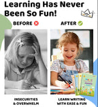 🏆LAST DAY SALE ONLY ￡6.99!🔥4-in-1 Fun Reusable Learning Books📚✨Handwriting • Numbers • Drawing • Fine Motor Skills • With Vanishing Ink Pen | Ages 2+ • Eco-Friendly & Screen-Free 🌱🇬🇧