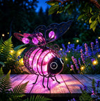 🔥Limited Time £10.99!! ⚡50K+ SOLD!✨🐝Hanging Solar Bee Light – Warm Amber Glow, Flicker-Free, Perfect for Garden Parties, Camping, or Kids’ Rooms – Spread Joy Day and Night 🌞🌜