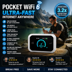 🥳2026 HOT SALE🥳💞50K+ SOLD!📶🌐 50% OFF! Mobile Hotspot – Portable WiFi, full coverage anywhere. No contract, no setup. Stay connected on the go! 📱✨（No card included））