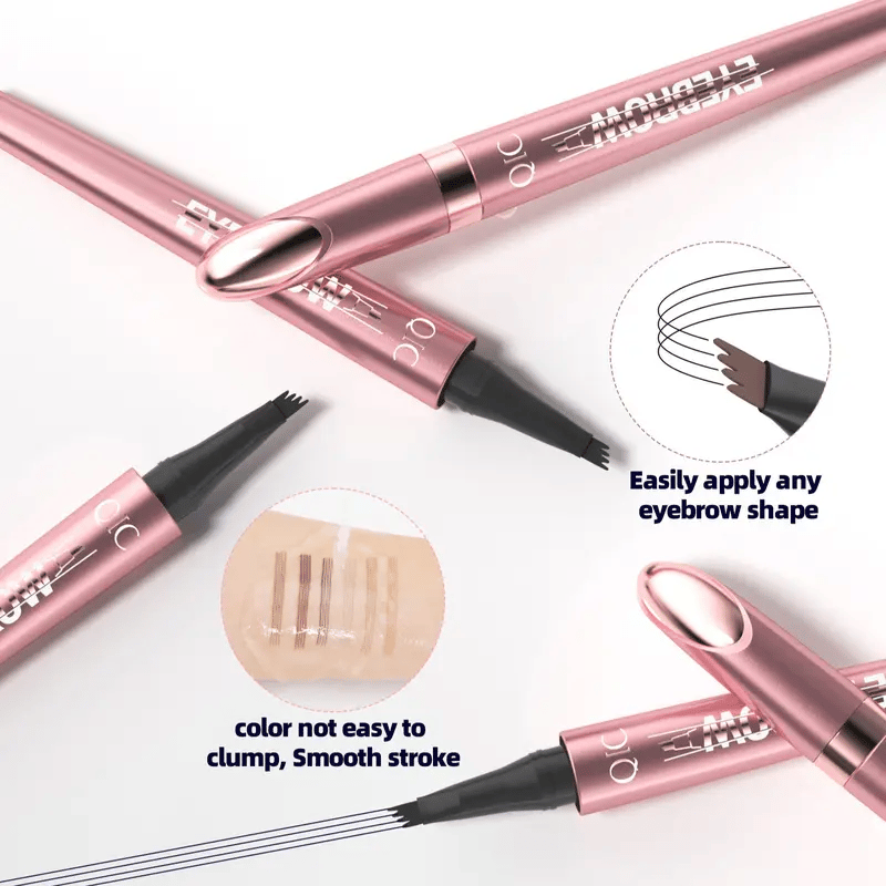 🥳BUY 1 GET 1 FREE💞50K+ SOLD!💥✨3D Natural-Looking Eyebrow Pencil– 4-prong tip creates natural hair-like strokes. Waterproof, smudge-proof & lasts 24h