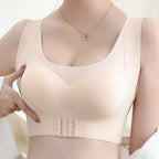 🎁🔥Last day sale 50% OFF⏳👍✨Cross Back Front Closure Wireless Posture Support Bra– All-Day Comfort, Breathable & Summer-Ready 💕