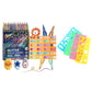🎨Glitter Effect Brush Markers🥇✨: Create Sparkling Art Smoothly 🥳🌈24-96 Colors | Smooth No Clog | No Bleed Through📝