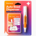 🔥 Last Day 50% OFF – 💎 Automatic Diamond Painting Bead Dispenser Pen & Tray Set