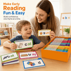 🥰Last Day Promotion - 49% OFF🌈📚 Read & Rhyme Flip-Book Set – 30 Educational Phonics Flip Books for Early Learning