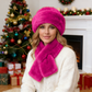 🎅CHRISTMAS SALE 70% OFF!🔥Fluffy Fur Bucket Hat Warm Winter Hat & Free Matching Scarf⏰
