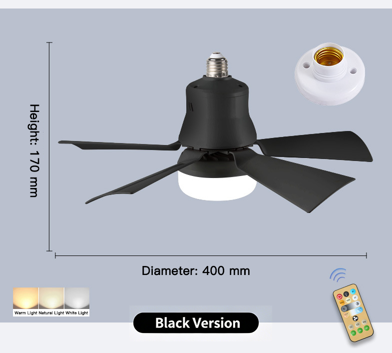 🌬️Surprise Price: Only £16.99!!🔥SmartBreez™ 40W LED Ceiling Fan Light – 20.5” Ultra-Quiet with Remote 🎯 | E27 + FREE B22 Adapter 🔌 | For Bedroom 😴, Kitchen 👩‍🍳 & Garage 🛠️ – UK Ready! 🇬🇧