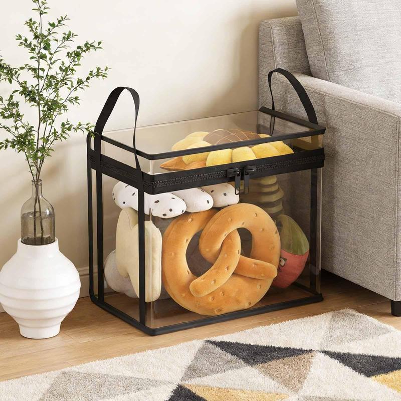 ⏳LAST DAY BUY 2 GET 1 FREE!!💕Transparent Storage Bag – Large, Dust & Moisture-Proof with Handle✨Ultimate All-in-One Organizer for Clothes, Toys, Books, Stuffed Animals & Absolutely Everything! 🧸📚👕🧦