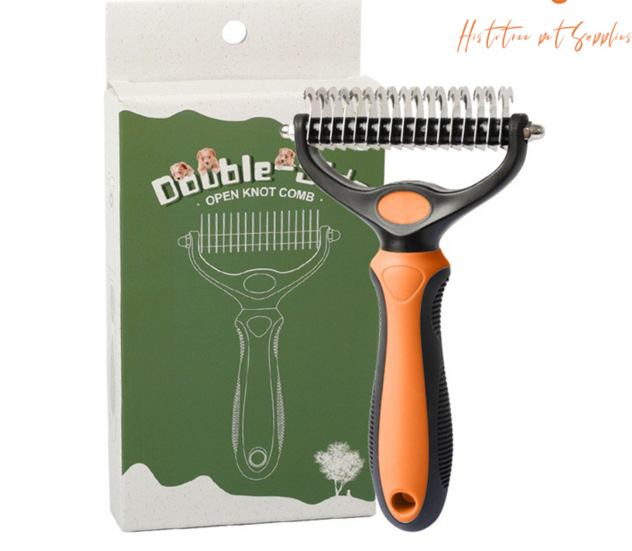 🐾 LIMITED TIME 50% OFF! ✨ Professional Pet Deshedding Tool – Gentle, 2-in-1, Efficient ✨