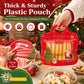 🎄Festive Self-Seal Treat Bags — Santa & Snowman Print | Resealable & Perfect for Cookies, Chocolates & Little Gifts🎅⛄