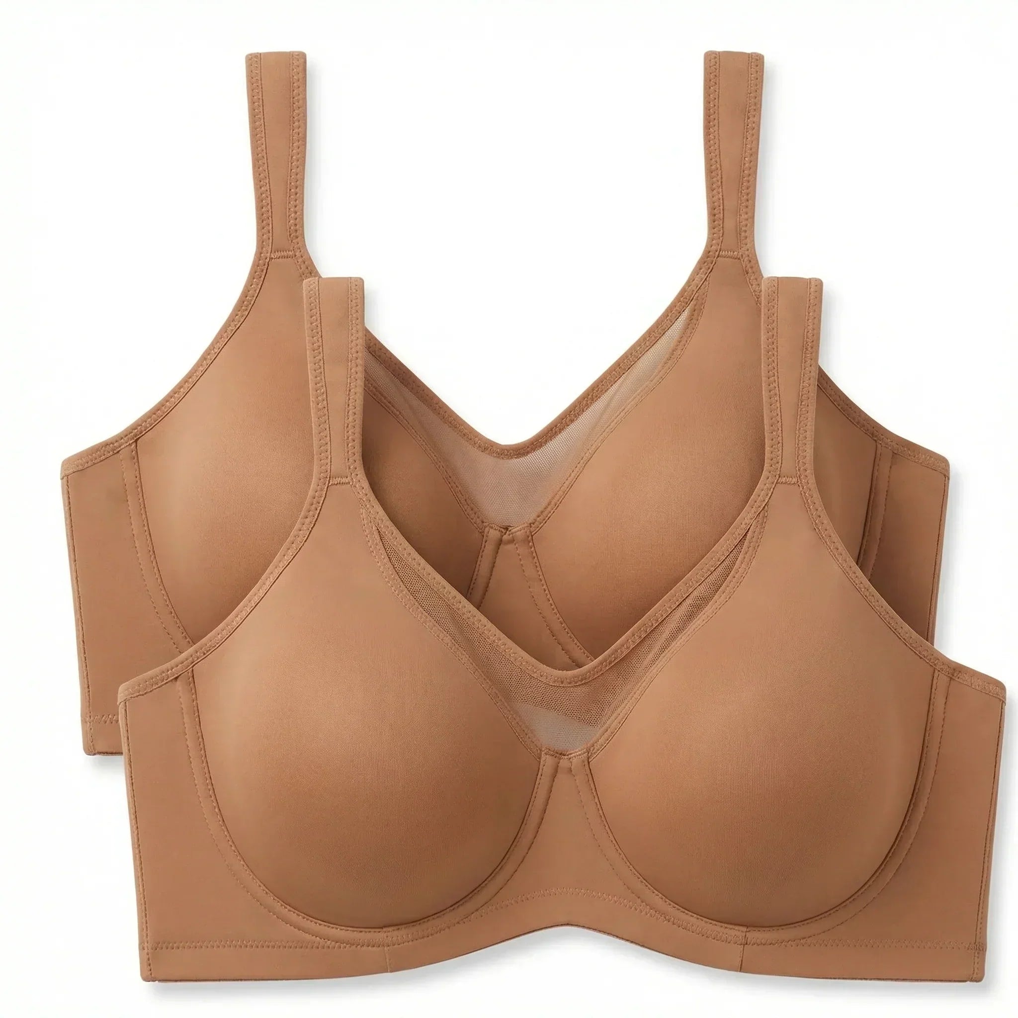 🏆 Last Day Special Price £9.99💐Women's Elegant Sheer Full Coverage Plus Size Bra