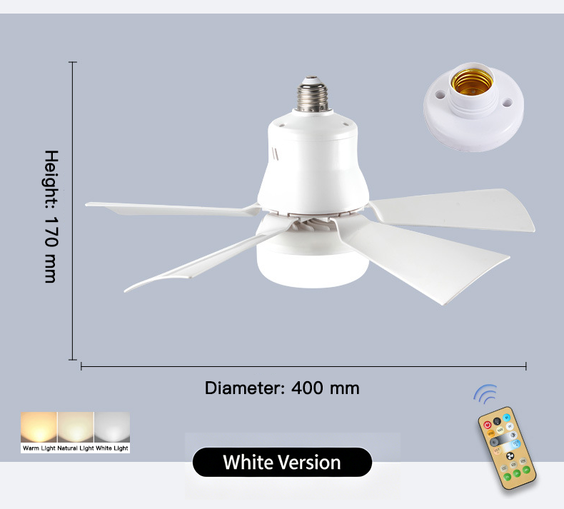 🌬️Surprise Price: Only £16.99!!🔥SmartBreez™ 40W LED Ceiling Fan Light – 20.5” Ultra-Quiet with Remote 🎯 | E27 + FREE B22 Adapter 🔌 | For Bedroom 😴, Kitchen 👩‍🍳 & Garage 🛠️ – UK Ready! 🇬🇧
