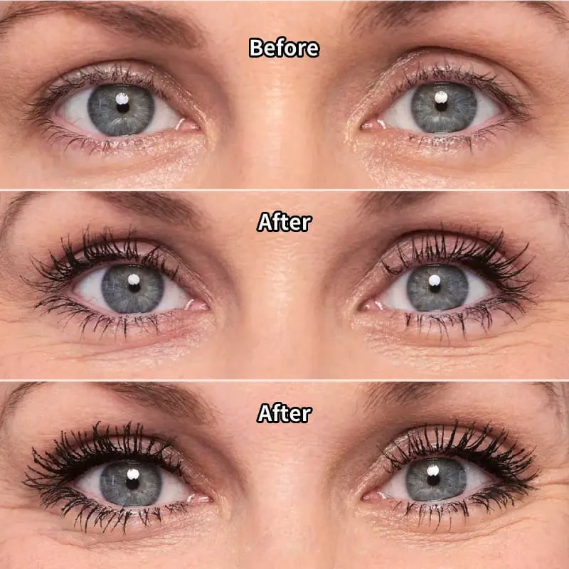 🥳BUY 1 GET 1 FREE:￡7.99!!💞50K+ SOLD!👁️✨ All-Day Beautiful Lashes, Smudge-Proof! Waterproof Fiber Mascara for Natural Volume💖