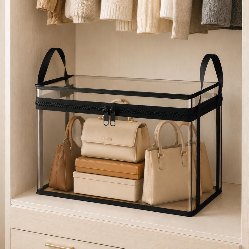 ⏳LAST DAY BUY 2 GET 1 FREE!!💕Transparent Storage Bag – Large, Dust & Moisture-Proof with Handle✨Ultimate All-in-One Organizer for Clothes, Toys, Books, Stuffed Animals & Absolutely Everything! 🧸📚👕🧦