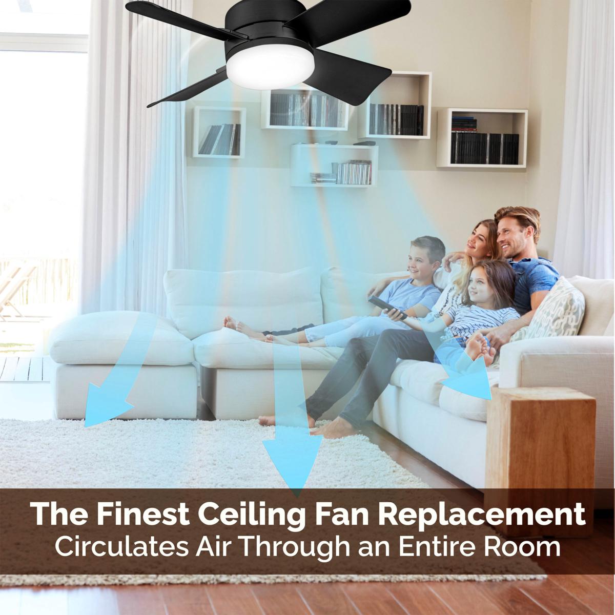 🌬️Surprise Price: Only £16.99!!🔥SmartBreez™ 40W LED Ceiling Fan Light – 20.5” Ultra-Quiet with Remote 🎯 | E27 + FREE B22 Adapter 🔌 | For Bedroom 😴, Kitchen 👩‍🍳 & Garage 🛠️ – UK Ready! 🇬🇧