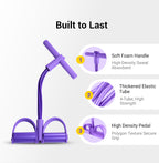 🏆Last Day Special Price !!⚡💪Multi-functional Pedal Resistance Band Trainer – Portable Foot Pedal Fitness Equipment for Home Gym🌿🏠