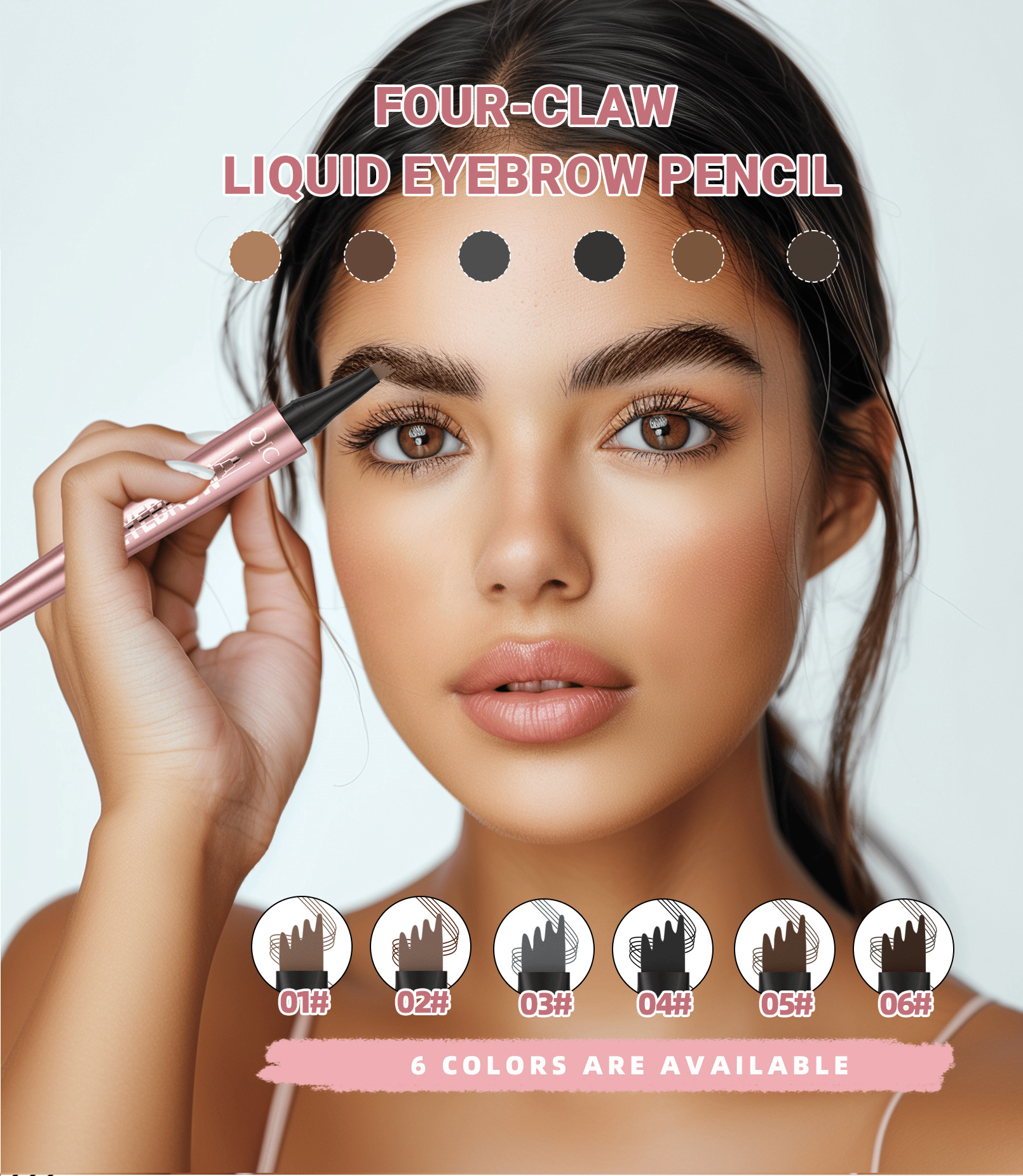🥳BUY 1 GET 1 FREE💞50K+ SOLD!💥✨3D Natural-Looking Eyebrow Pencil– 4-prong tip creates natural hair-like strokes. Waterproof, smudge-proof & lasts 24h