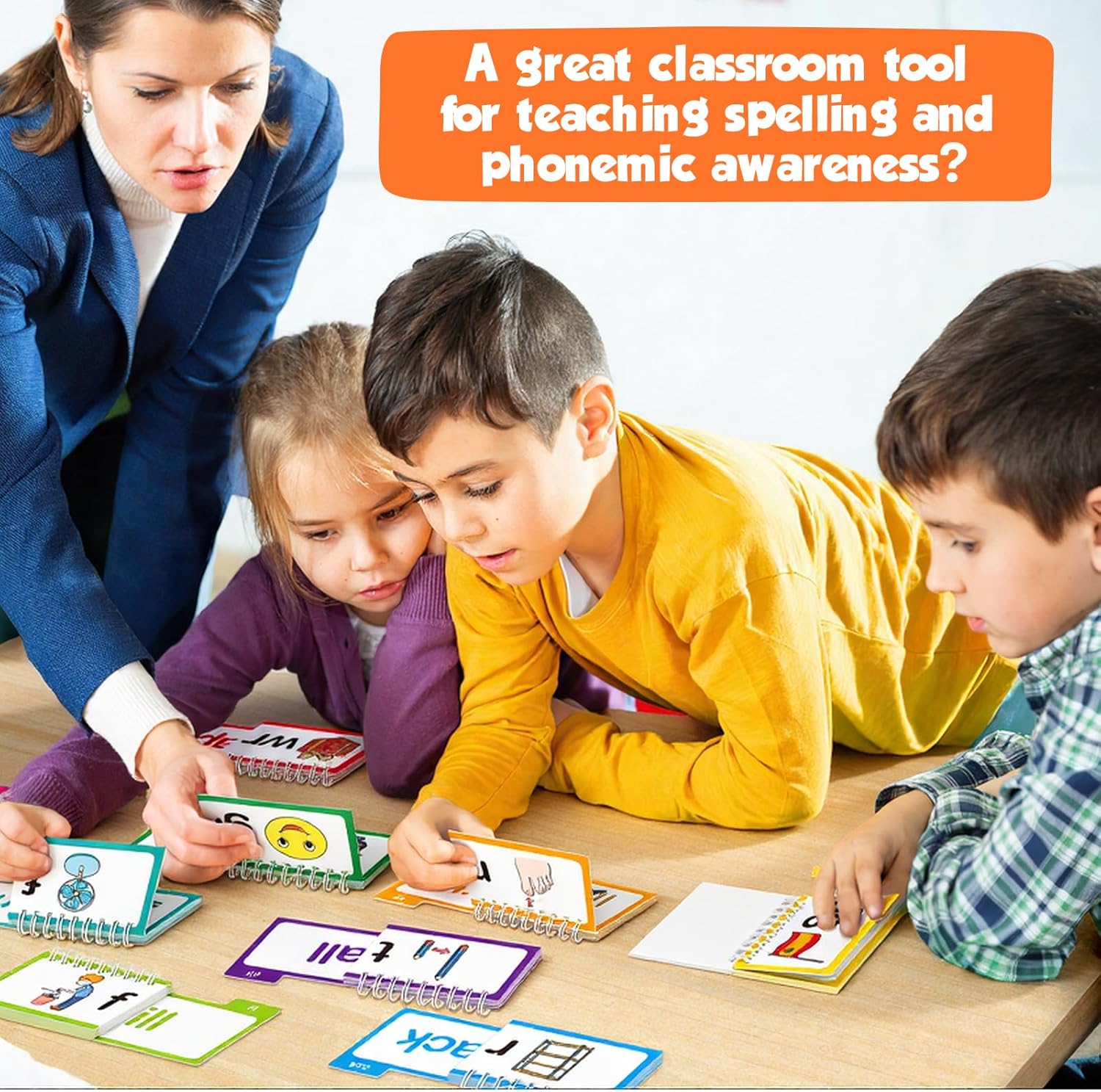 🥰Last Day Promotion - 49% OFF🌈📚 Read & Rhyme Flip-Book Set – 30 Educational Phonics Flip Books for Early Learning