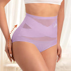 🌸Last Day-Buy 1 Get 3 Packs✨Plus-Size High-Waist Cross Tummy Control Panties