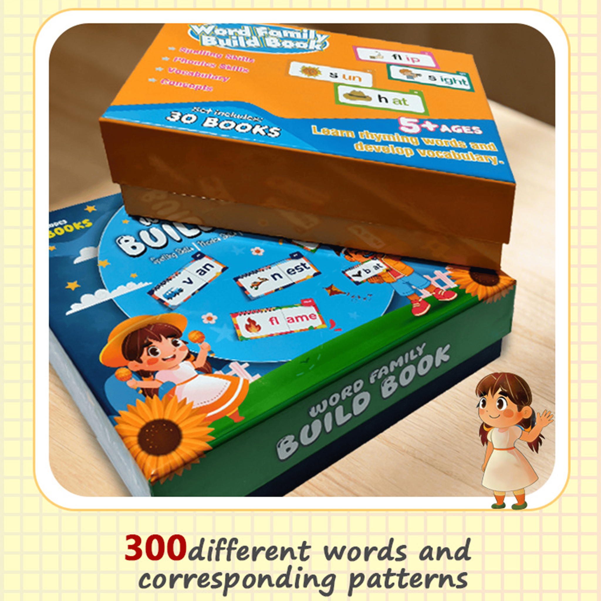 🥰Last Day Promotion - 49% OFF🌈📚 Read & Rhyme Flip-Book Set – 30 Educational Phonics Flip Books for Early Learning