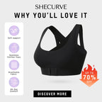 🎁🔥Last day sale 50% OFF⏳👍✨Cross Back Front Closure Wireless Posture Support Bra– All-Day Comfort, Breathable & Summer-Ready 💕