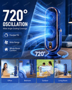 🥳2026 HOT SALE🥳💞50K+ SOLD!💨🌙 50% OFF! Portable Table Fan – 5 speeds, ultra‑quiet, gentle breeze. Perfect for bedroom or office. Stay cool without noise! 😴✨