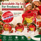 🎄Festive Self-Seal Treat Bags — Santa & Snowman Print | Resealable & Perfect for Cookies, Chocolates & Little Gifts🎅⛄