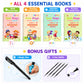 🏆LAST DAY SALE ONLY ￡6.99!🔥4-in-1 Fun Reusable Learning Books📚✨Handwriting • Numbers • Drawing • Fine Motor Skills • With Vanishing Ink Pen | Ages 2+ • Eco-Friendly & Screen-Free 🌱🇬🇧